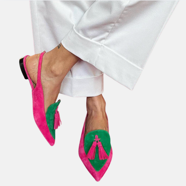 Andrea | Baleríny s třásněmi a páskem kolem kotníku